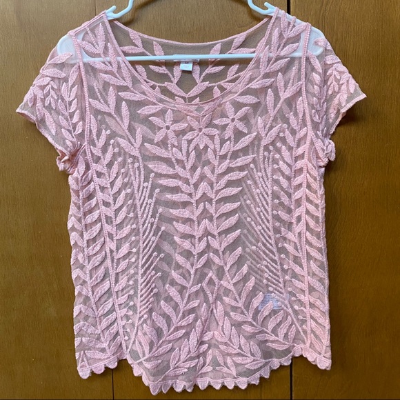 Xhilaration Sheer Top - Picture 1 of 2